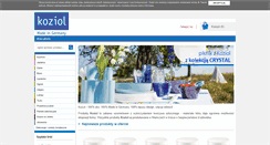 Desktop Screenshot of koziol-shop.pl